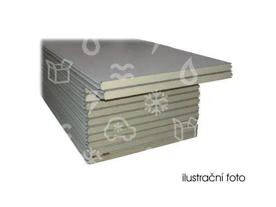 panel PUR 60 - řezaný L = 2500 mm, šířka panelu 1000 mm